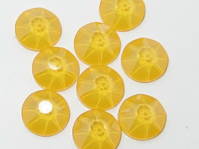 72 pcs. 20ss CRYSTAL BUTTERCUP LACQUER FLATBACK European Rhinestones